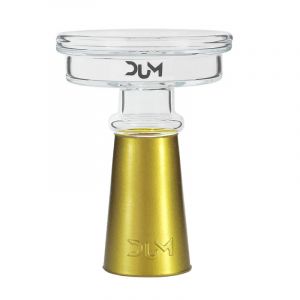 Dum Bowl Silicone + Glass-Gold