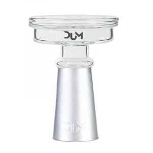 Dum Bowl Silicone + Glass-Silver