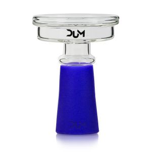 Dum Bowl Silicone + Glass-Blue