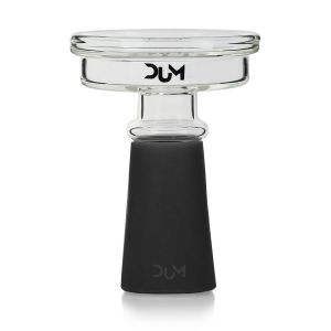 Dum Bowl Silicone + Glass-Black