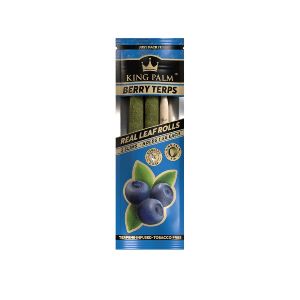 King Palm Berry Terps - Blueberry Flavored Pre Rolled Cones