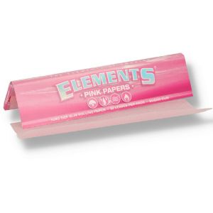 ELEMENTS Pink King Size Slim Papers 