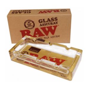 Raw Classic Pack Glass Ashtray - Τασάκι Raw 15,5x8cm