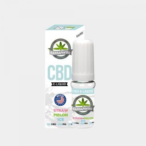 Cannapresso E-Liquid Straw-Melon Ice CBD 1% – 100 mg – 10 ml