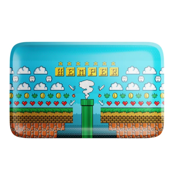 02-Hemper-Gaming-Medium-Rolling-Tray_2000x-600x600-1 Hemper – Gaming Rolling Tray Small - Image 1