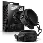 BLACK SHADOW Ankle Cuffs Vegan Leather - INTOYOU