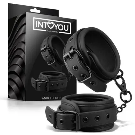 BLACK SHADOW Ankle Cuffs Vegan Leather - INTOYOU