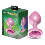 Anodyzed Anal Plug Pink with Jewel Size S - AFTERDARK