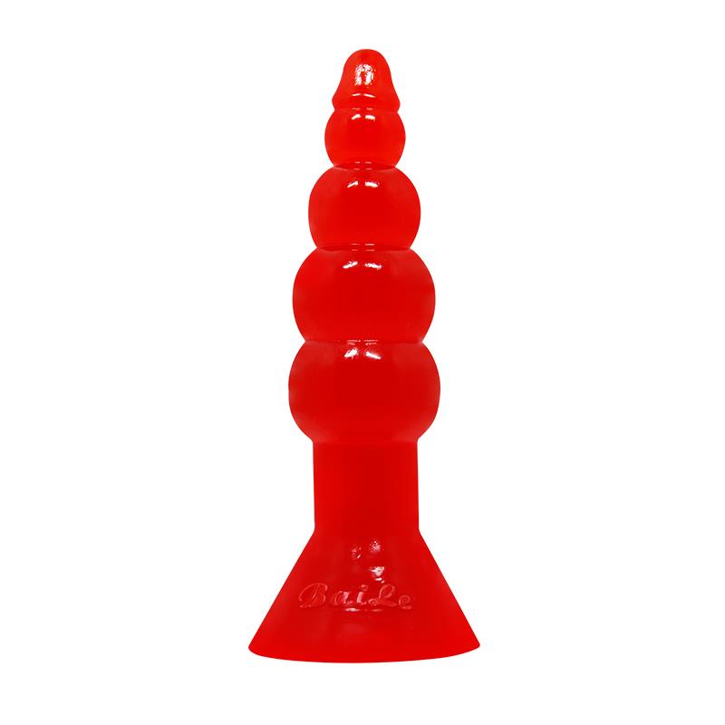 1-baile-bulbous-shaped-butt-plug-orange Baile Bulbous Shaped Butt Plug Orange - Image 1