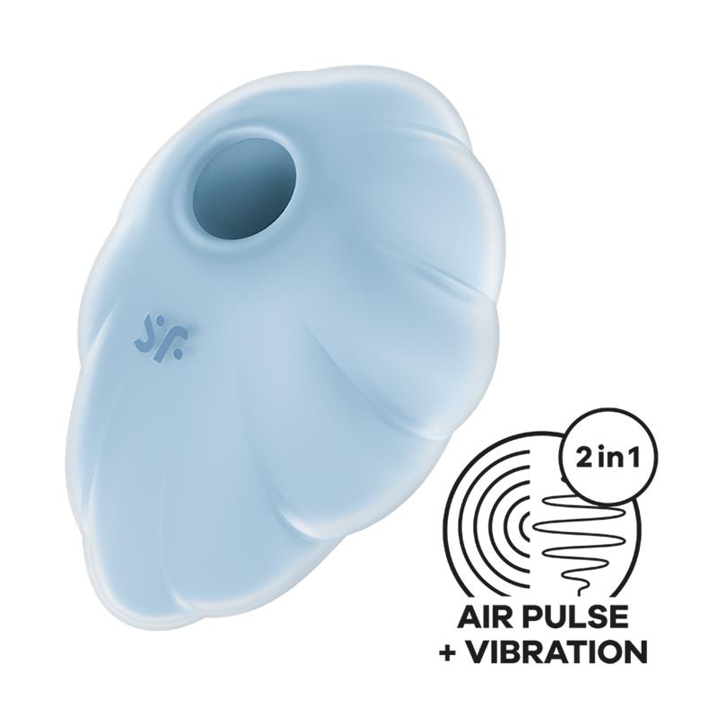 1-cloud-dancer-clit-sucker-and-vibe-blue Cloud Dancer Clit Sucker and Vibe Blue - SATISFYER - Image 1