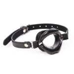BDSM LINE Gag Ball Mouth Shaped Black - LATETOBED
