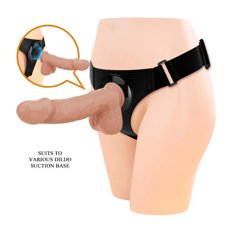 1-jerry-harness-with-dildo-76 Jerry Harness with Dildo 7.6" - PRETTYLOVE - Image 1