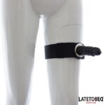 BDSM LINE Little Penis Adjustable Leg Black - LATETOBED