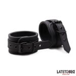 BDSM LINE Solid black wrist - LATETOBED