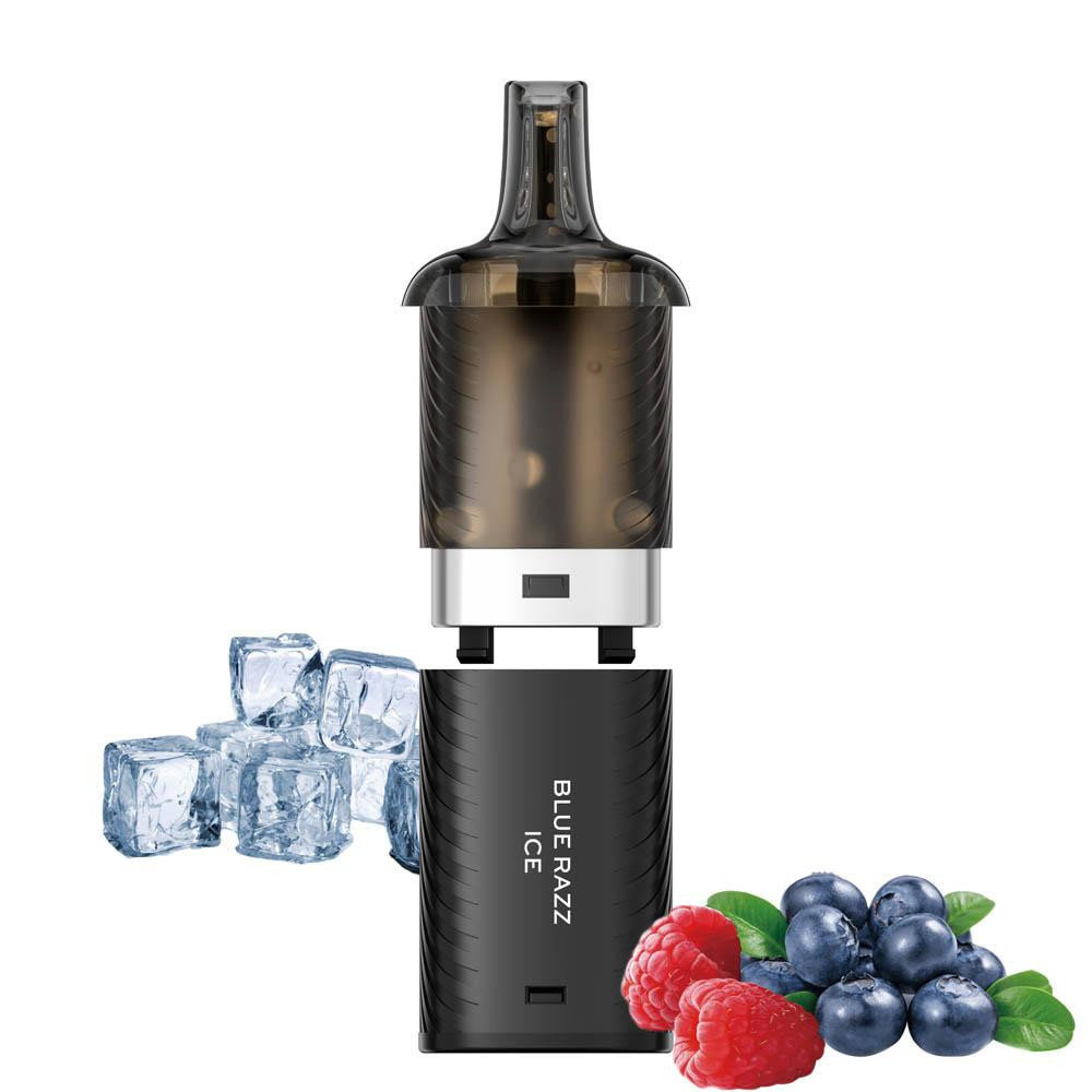 15277-oduct-nameeparatorhop-name Vozol Vista Plug 20mg 2ml Prefilled Δεξαμενή + 10ml e liquid Blue Razz Ice - Image 1