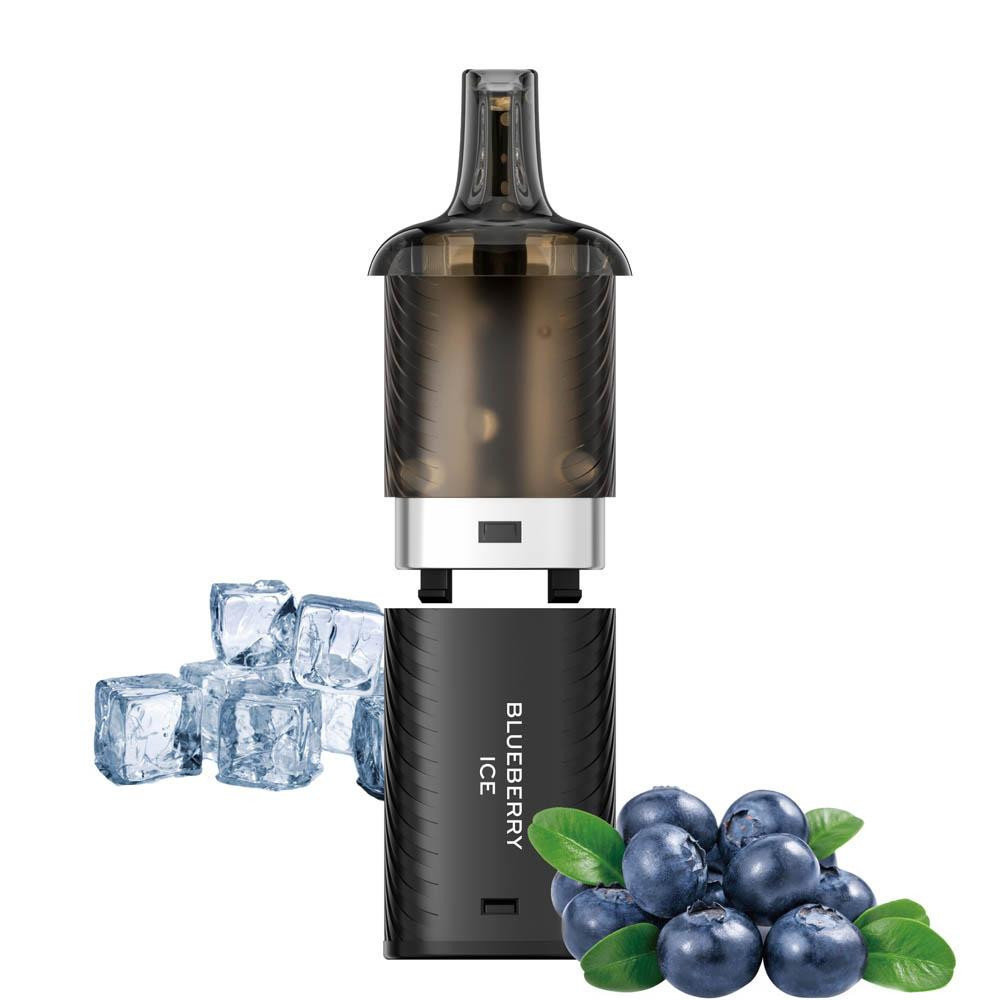15278-oduct-nameeparatorhop-name Vozol Vista Plug 20mg 2ml Prefilled Δεξαμενή + 10ml e liquid Blueberry Ice - Image 1