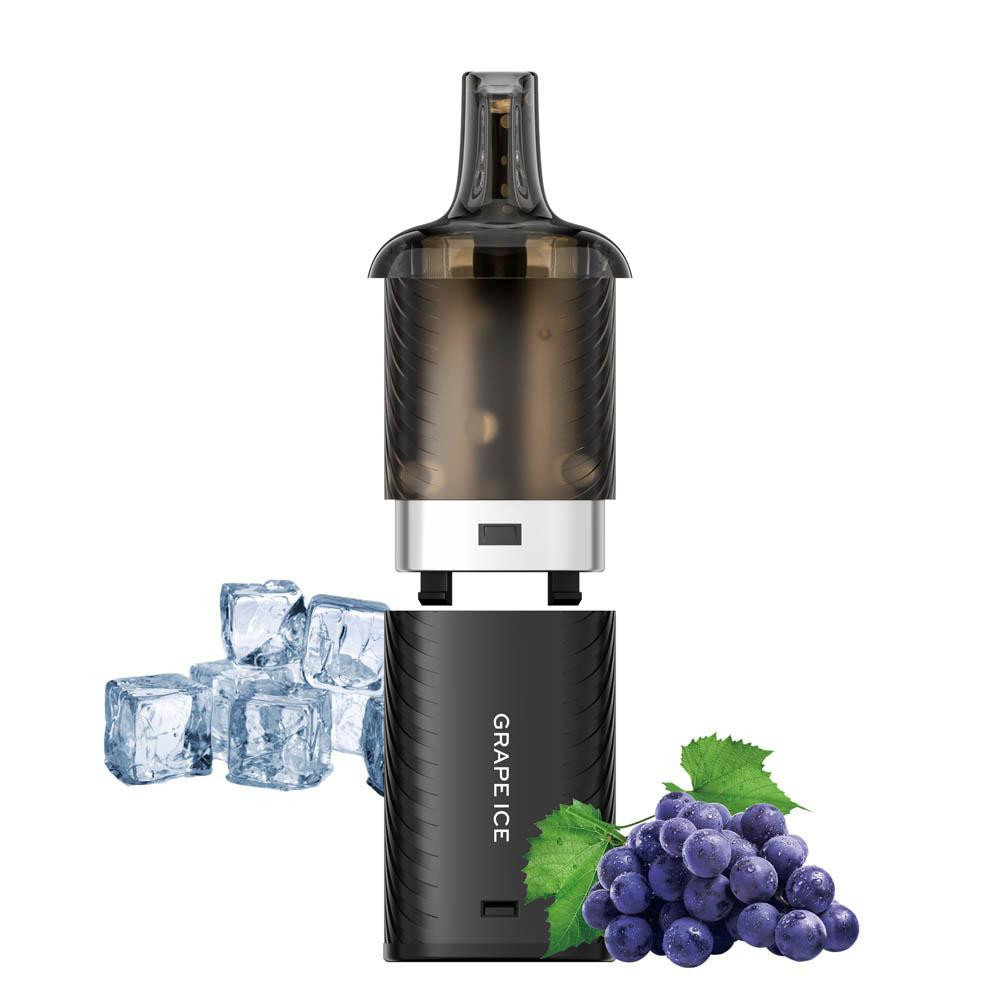 15280-oduct-nameeparatorhop-name Vozol Vista Plug 20mg 2ml Prefilled Δεξαμενή + 10ml e liquid Grape Ice - Image 1