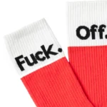 FUCK OFF Viva Magenta Socks - Image 2