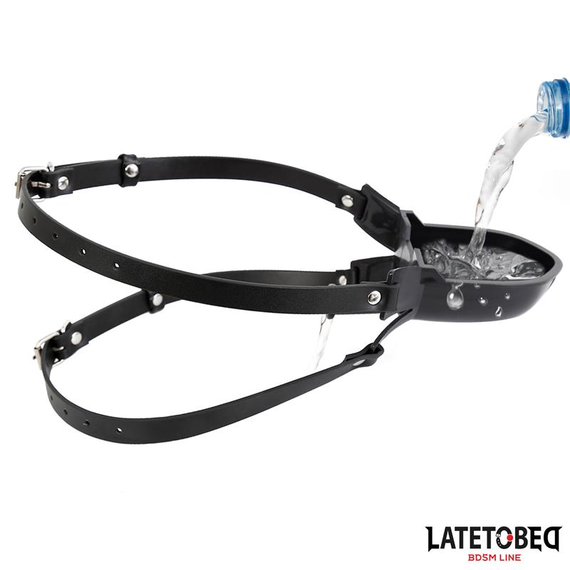 2-gag-with-drinker BDSM LINE Gag with Drinker - LATETOBED - Image 2