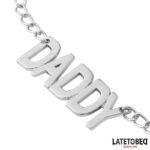 BDSM LINE Nipple Clamps with Daddy Word Pendant - LATETOBED - Image 2