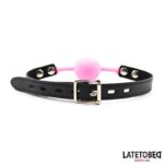 Silicone Ball Gag Pink - LATETOBED - Image 2