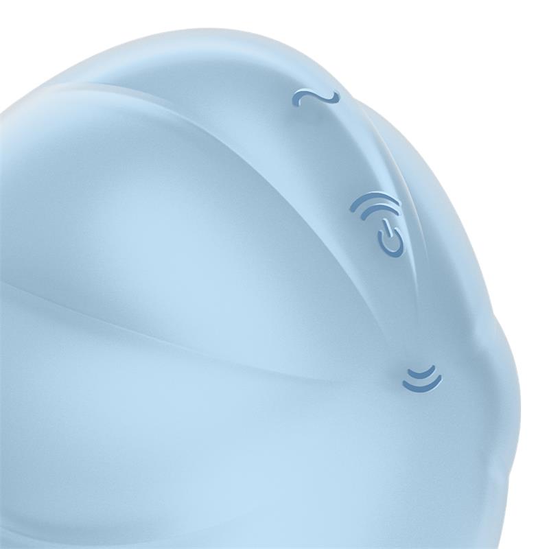 3-cloud-dancer-clit-sucker-and-vibe-blue Cloud Dancer Clit Sucker and Vibe Blue - SATISFYER - Image 3