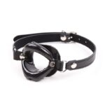 BDSM LINE Gag Ball Mouth Shaped Black - LATETOBED - Image 3