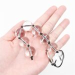 BDSM LINE Glass Anal Beads Size Small - LATETOBED - Image 3