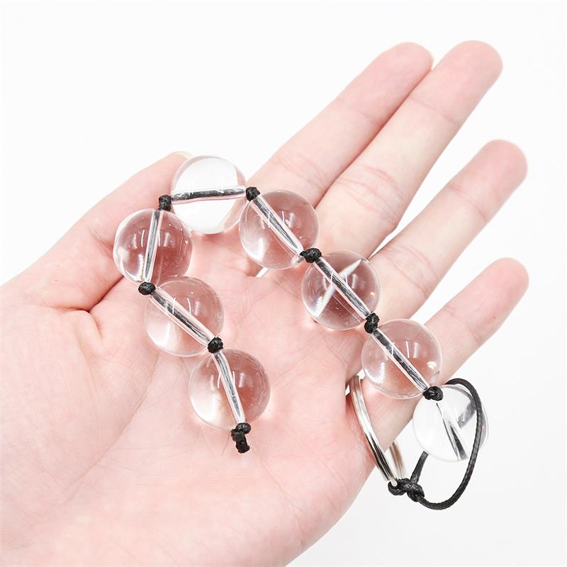 3-glass-anal-beads-4-sizes BDSM LINE Glass Anal Beads Size Small - LATETOBED - Image 3