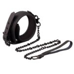 BLACK SHADOW Collar with Leash Vegan Leather - INTOYOU - Image 4