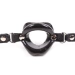 BDSM LINE Gag Ball Mouth Shaped Black - LATETOBED - Image 4