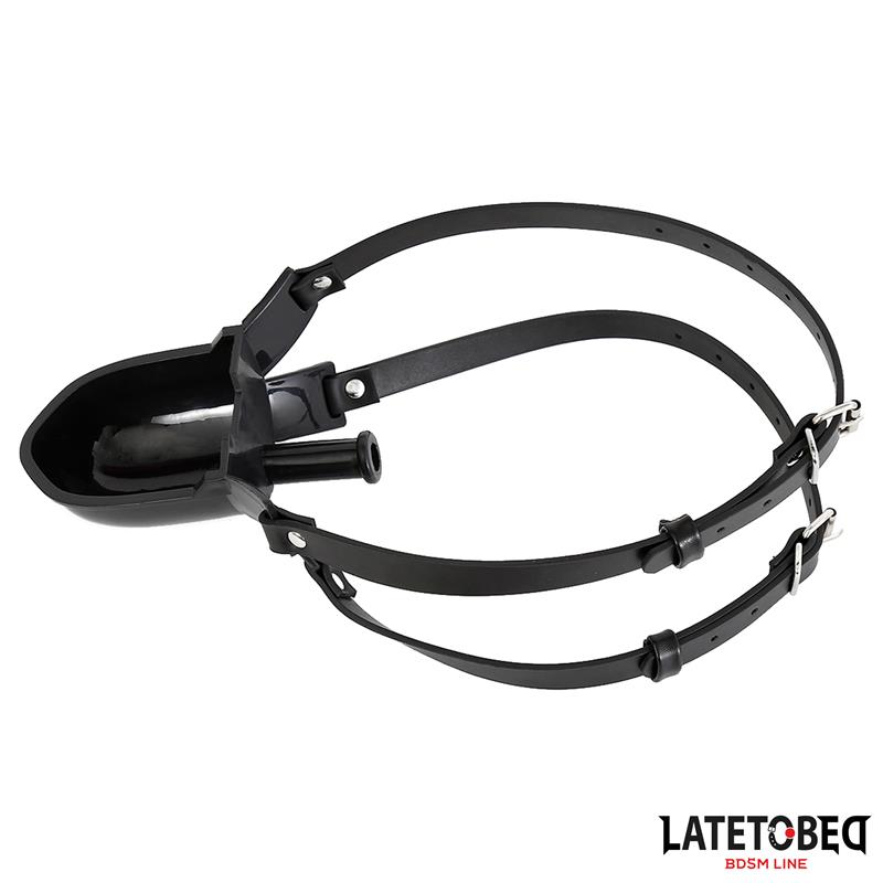 4-gag-with-drinker BDSM LINE Gag with Drinker - LATETOBED - Image 4