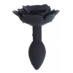 Silicone Butt Plug Black - Image 4