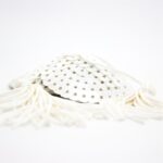 BDSM LINE Sequin Nipple Cover with Tassel White - LATETOBED - Image 4