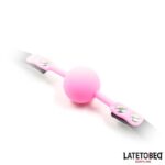 Silicone Ball Gag Pink - LATETOBED - Image 4