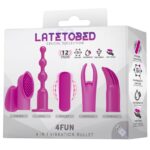 4Fun Vibrating Bullet and 4 Sleeves USB Waterproof Silicone - LATETOBED - Image 2