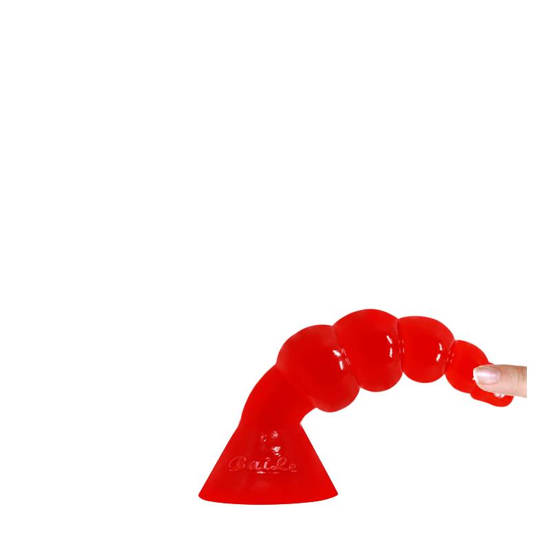5-baile-bulbous-shaped-butt-plug-orange Baile Bulbous Shaped Butt Plug Orange - Image 5