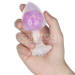 Gemoria Silicone Butt Plug with Crystal Sphere - LOVETOY - Image 5