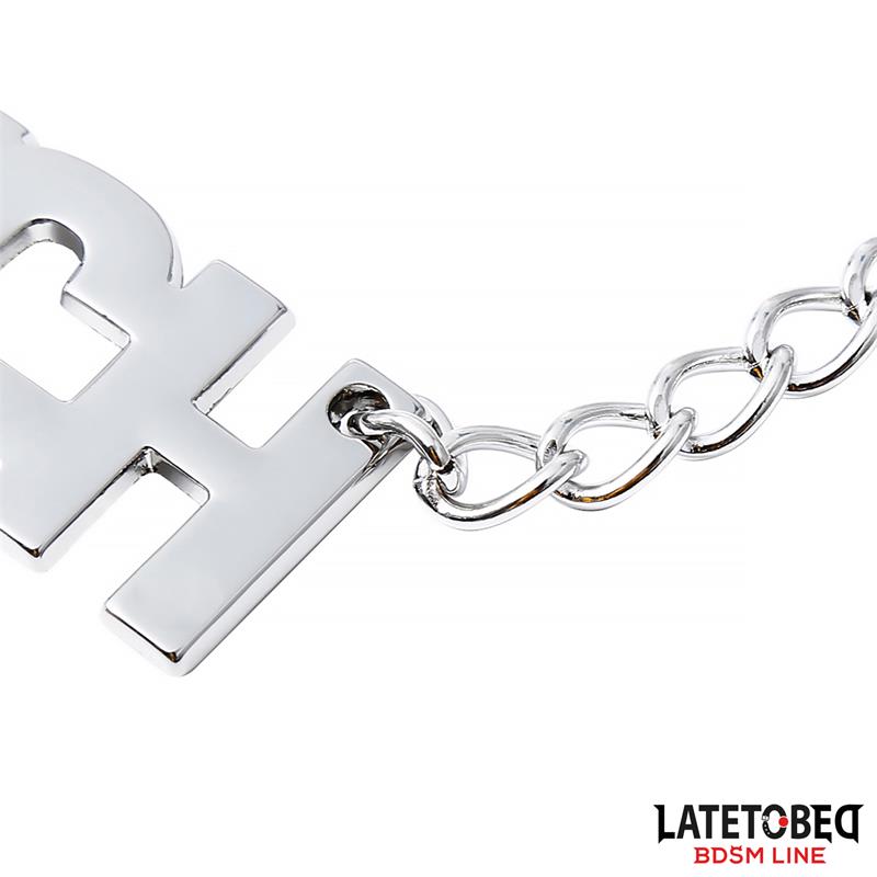5-nipple-clamps-with-chain-bitch BDSM LINE Nipple clamps with Chain – Bitch - LATETOBED - Image 5