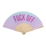 FUCK OFF Hand Fan Degraded