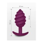 Butt Plug Gplug Twist2 Sweet Raspberry - GVIBE - Image 6