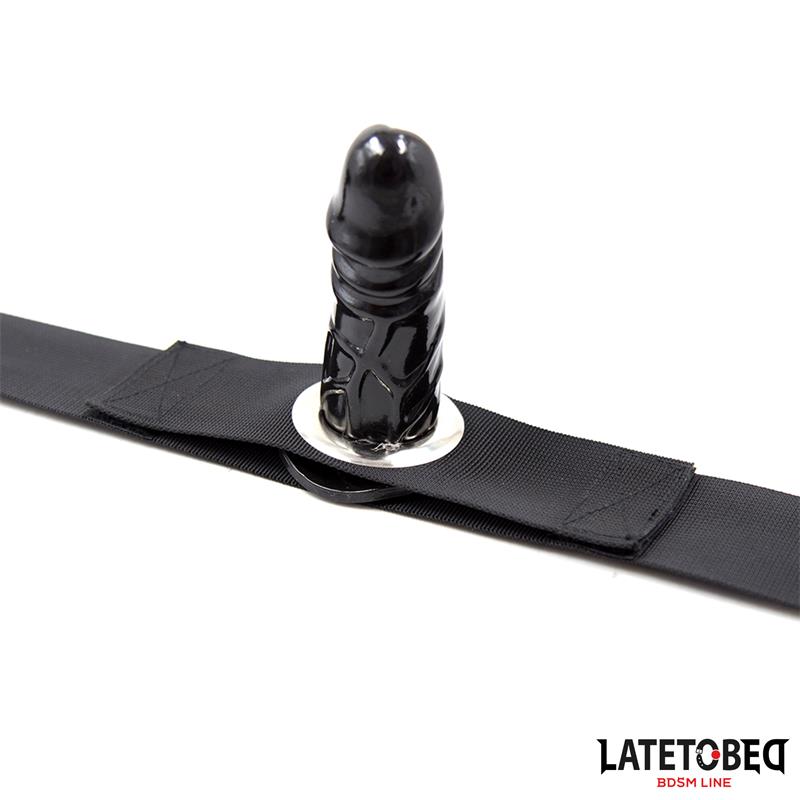 6-little-penis-adjustable-leg-black BDSM LINE Little Penis Adjustable Leg Black - LATETOBED - Image 6