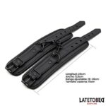 BDSM LINE Solid black wrist - LATETOBED - Image 6