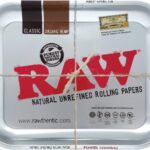 RAW – Silver Metallic Large Rolling Tray