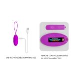 Vibrating Egg Joanna USB Purple - PRETTYLOVE - Image 7