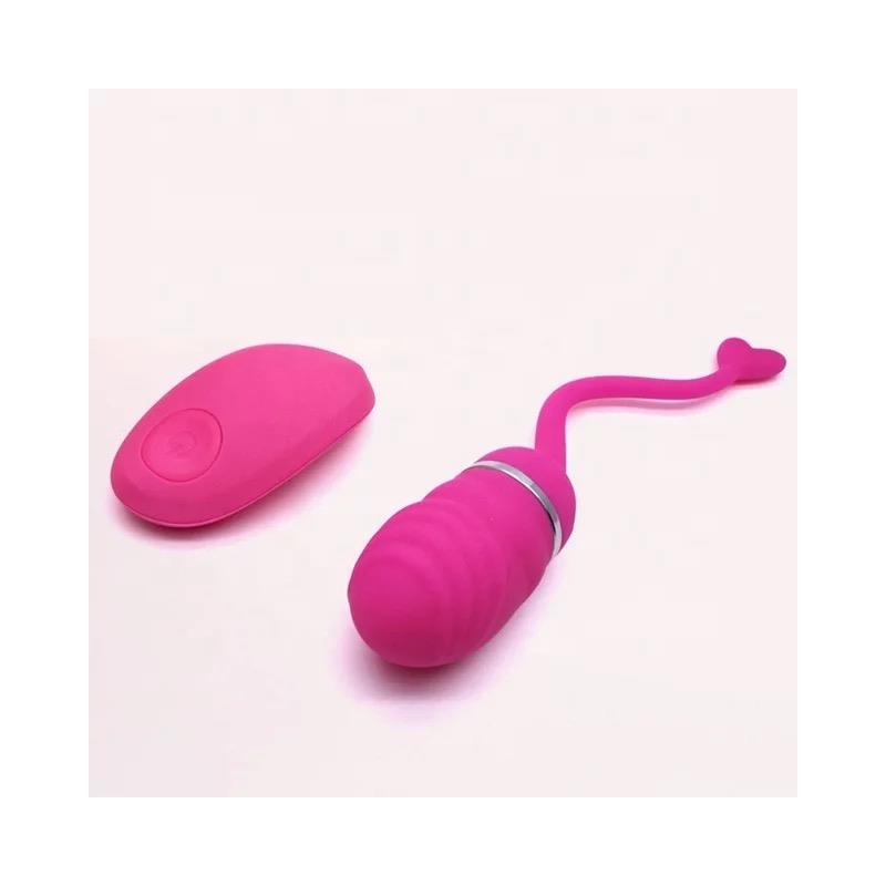 7-vibrating-egg-with-remote-control-odise-usb-silicone-pink Vibrating Egg with Remote Control Odise USB Silicone Pink - INTOYOU - Image 7