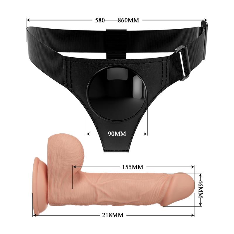 8-jerry-harness-with-dildo-76 Jerry Harness with Dildo 7.6" - PRETTYLOVE - Image 8
