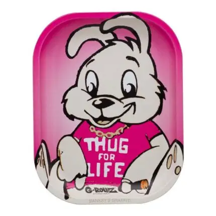 G-Rollz | Banksy’s Graffiti ‘Thug for Life’ Small Tray 14×18