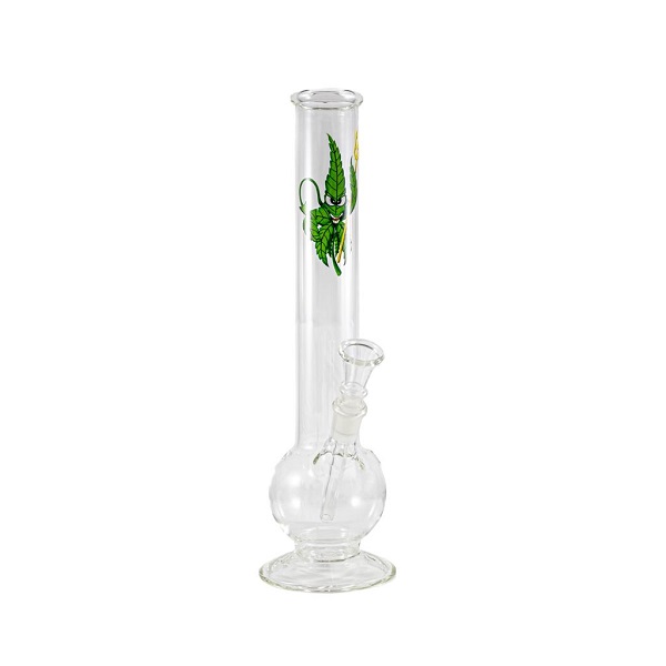 BONGGB212 Glass Bong With Leaf 30 cm - Image 1
