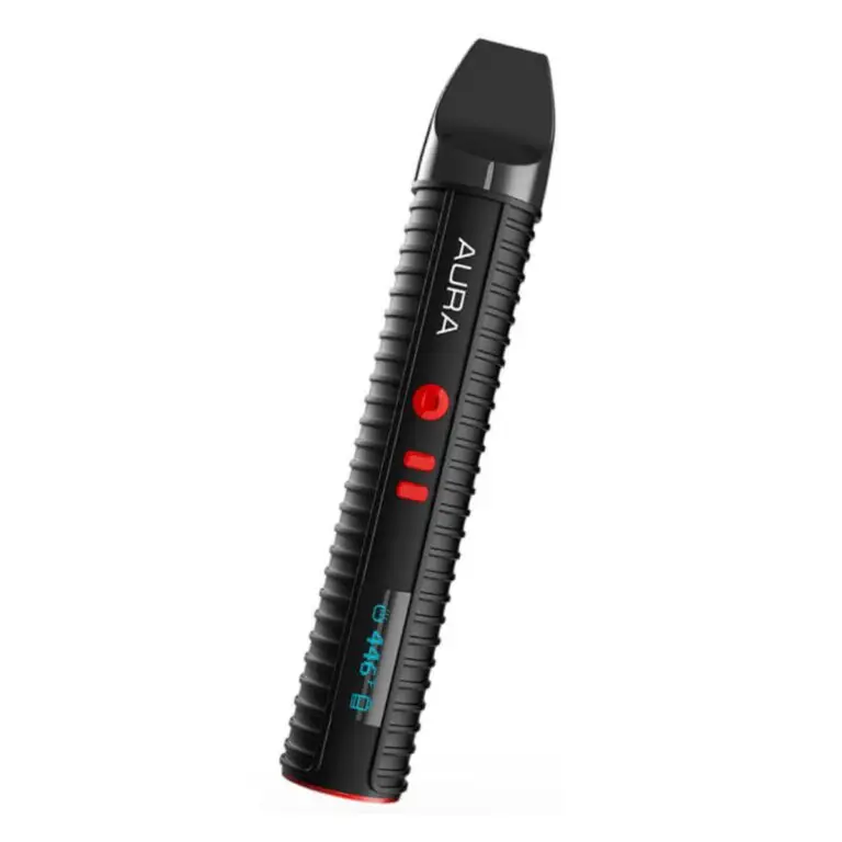 Flowermate-Aura-Ultra-portable-Dry-Herb-Vaporizer-Complete-Kit-Black-Wholesale-1-1-768x768 Flowermate Aura Ultra-portable Dry Herb Vaporizer - Image 1